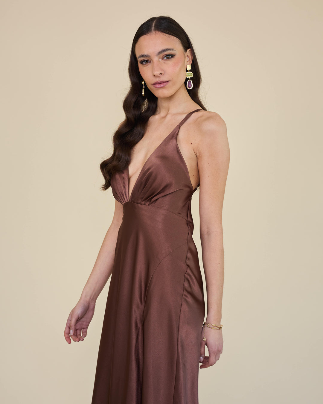 Vestido Siena Cafe