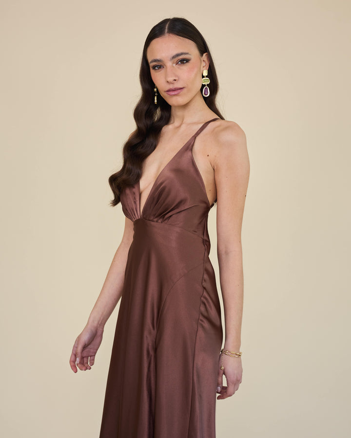 Vestido Siena Cafe