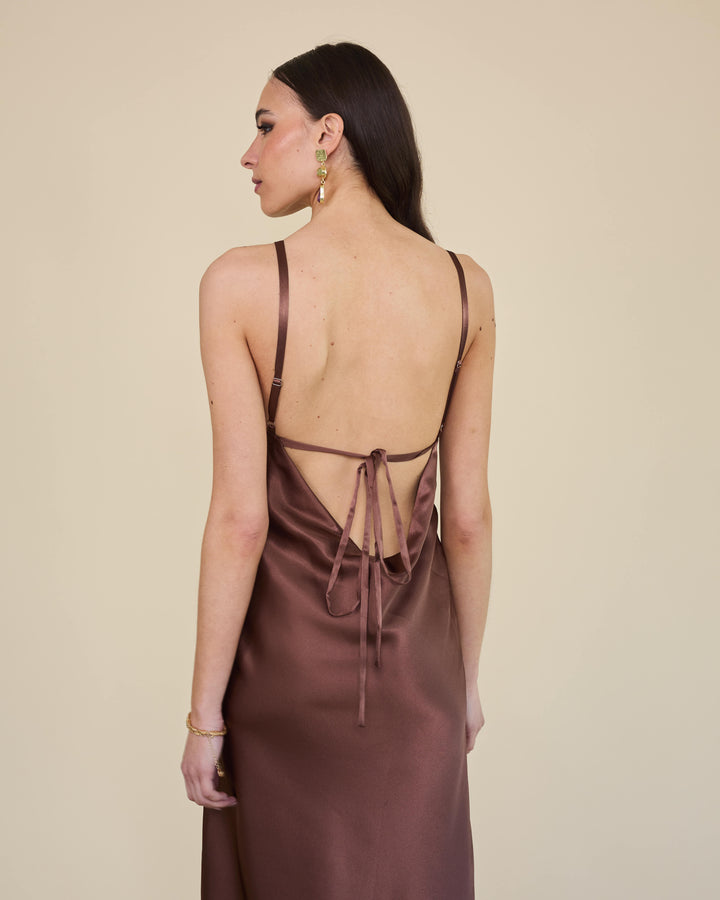 Vestido Siena Cafe