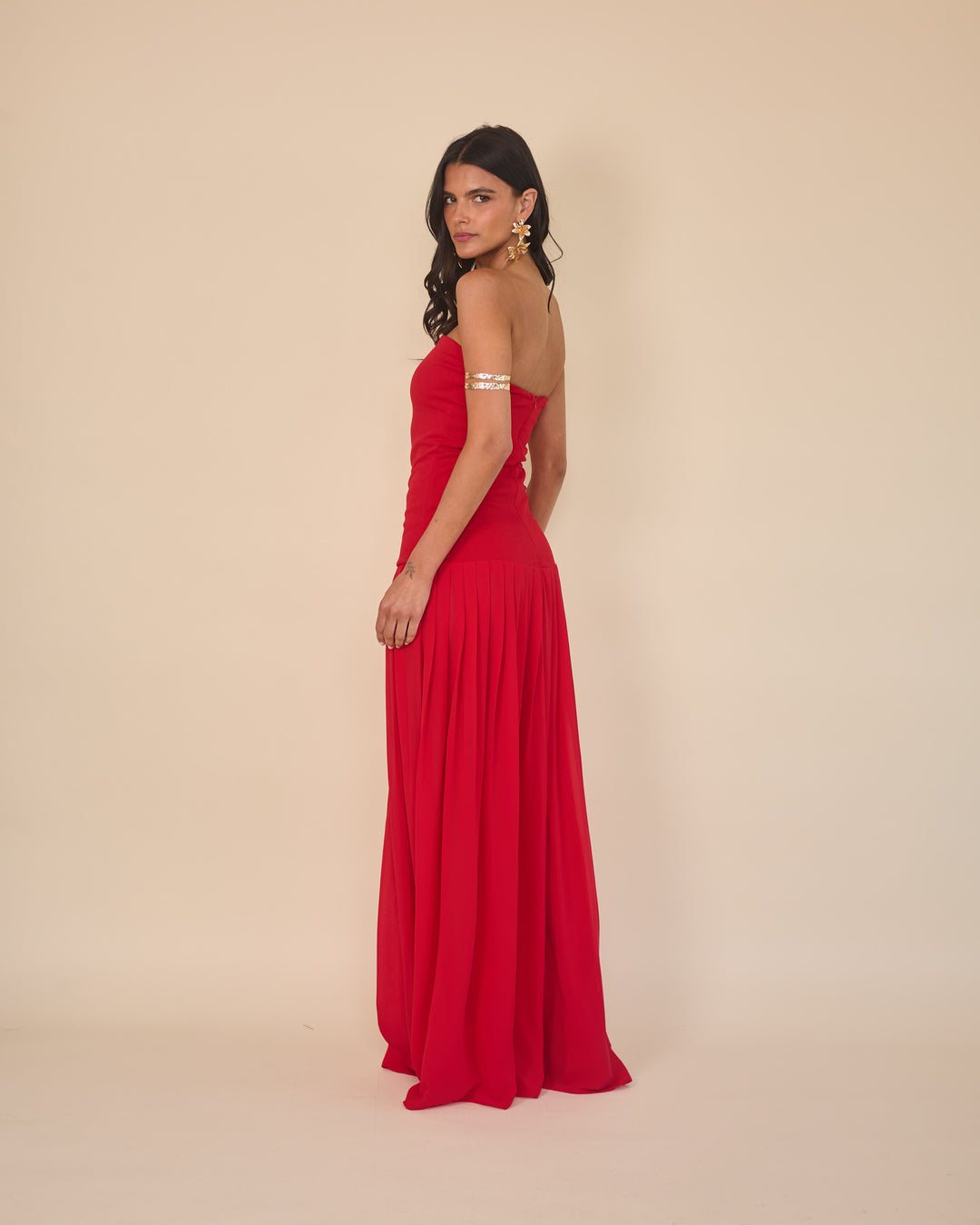 Vestido Noelia Rojo