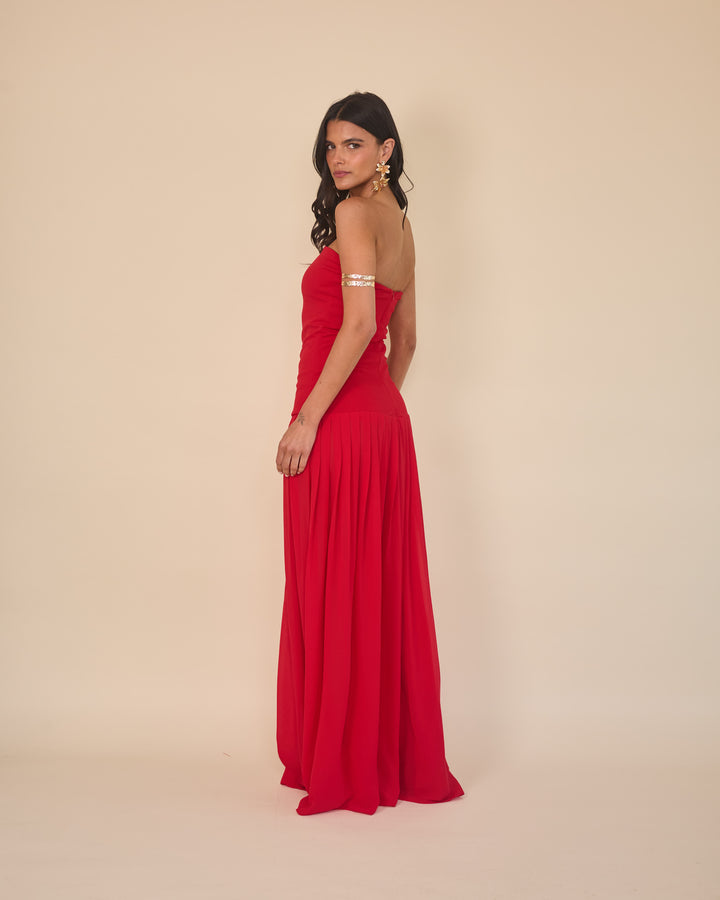 Vestido Noelia Rojo