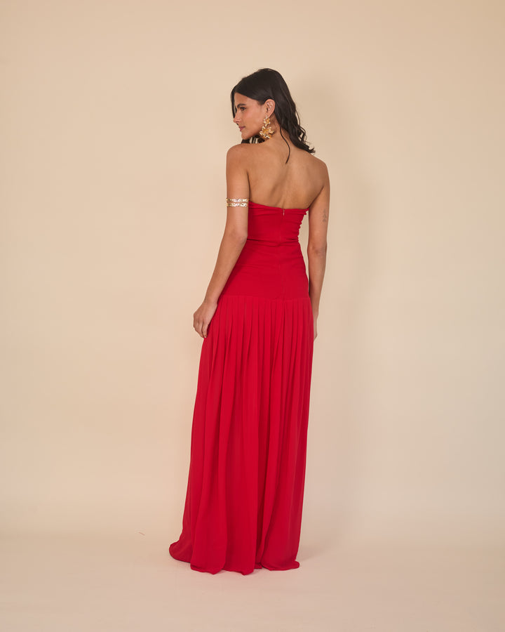 Vestido Noelia Rojo