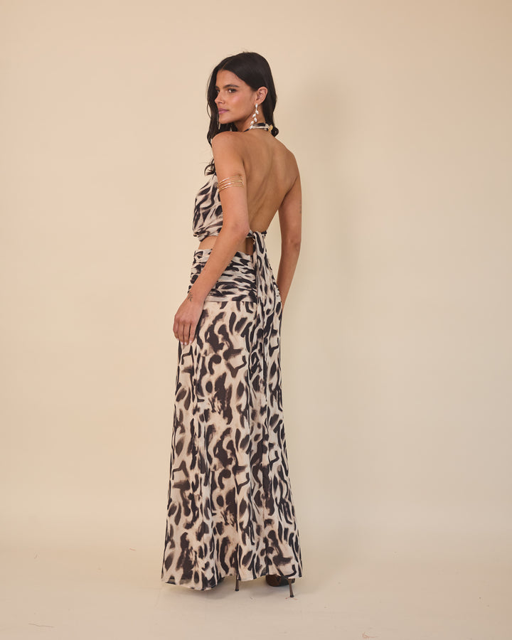 Falda Formentera Leopardo