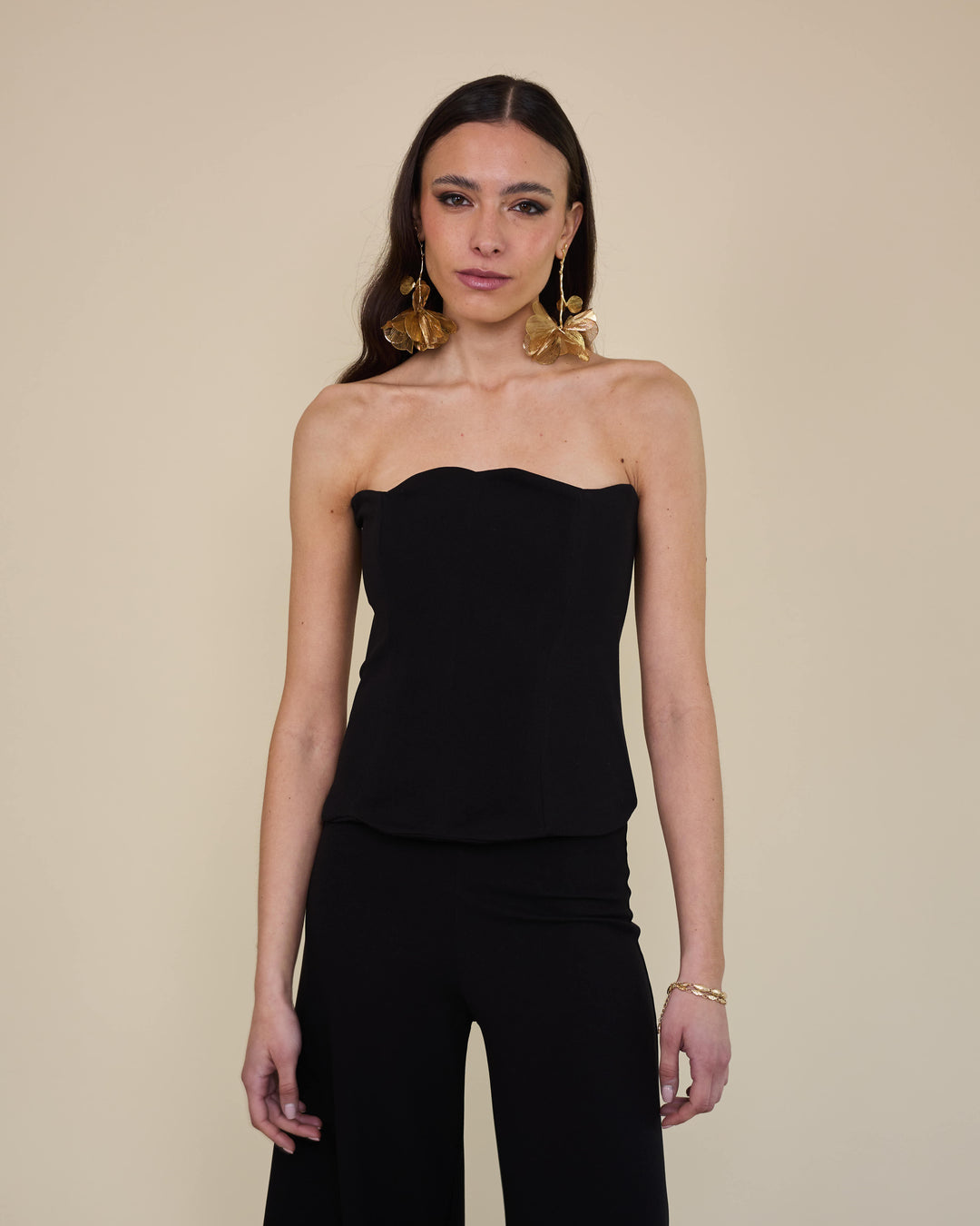Top Strapless Amalia Negro