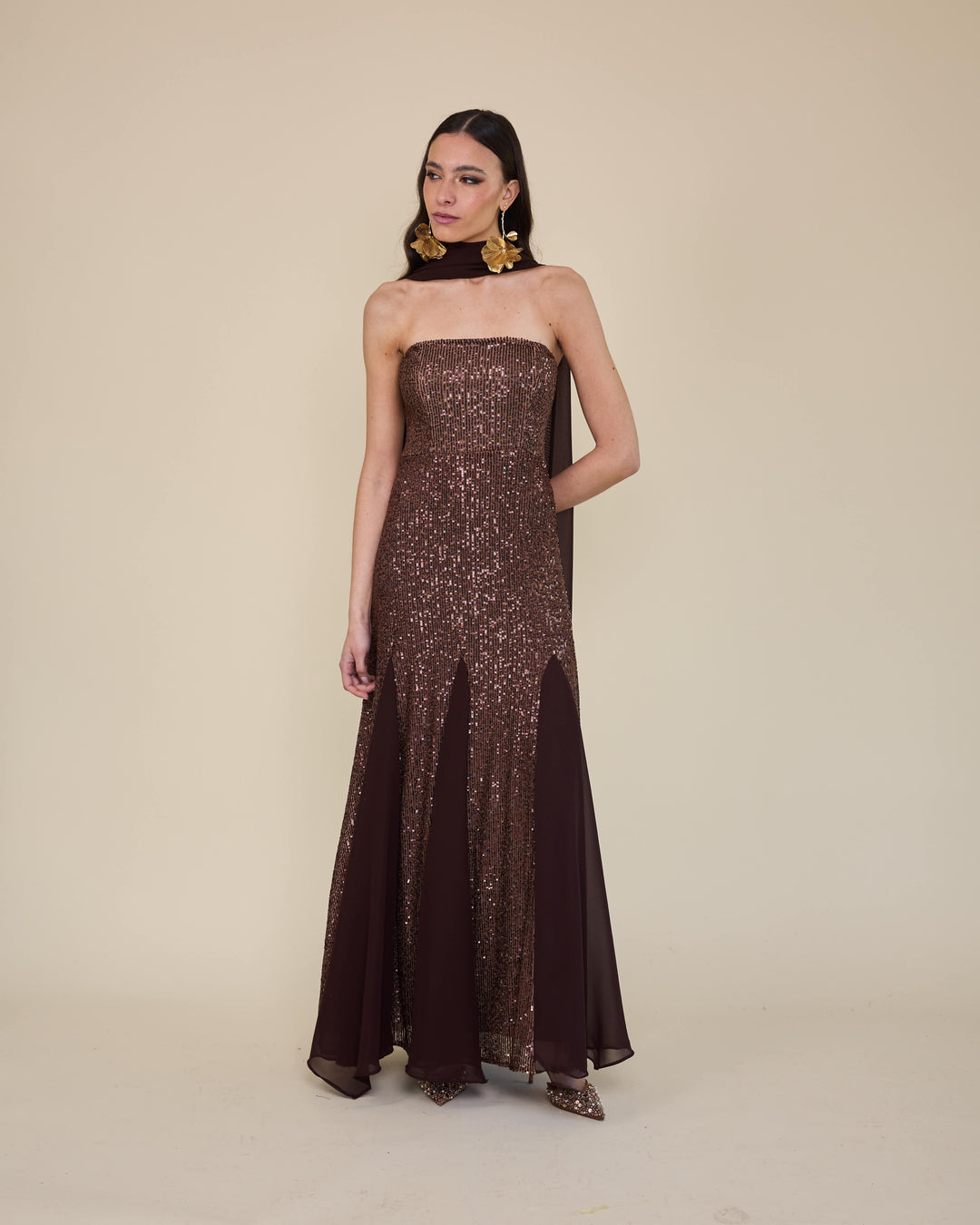 Vestido Verona Cafe