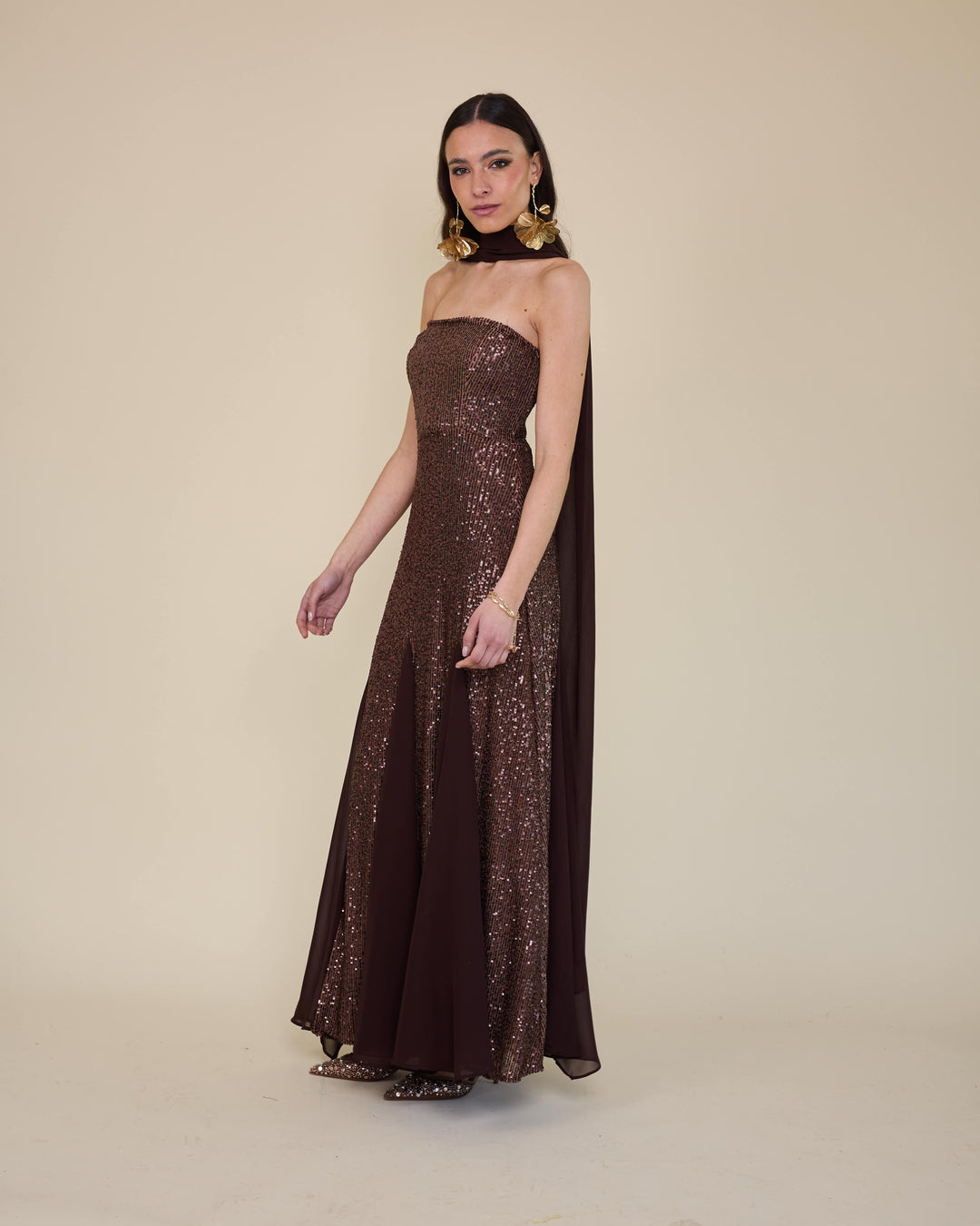 Vestido Verona Cafe