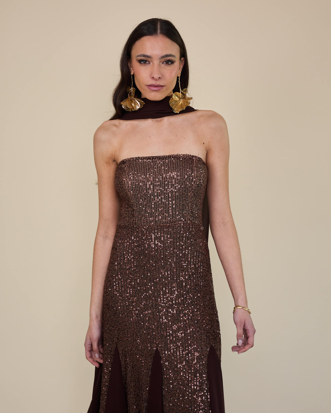 Vestido Verona Cafe