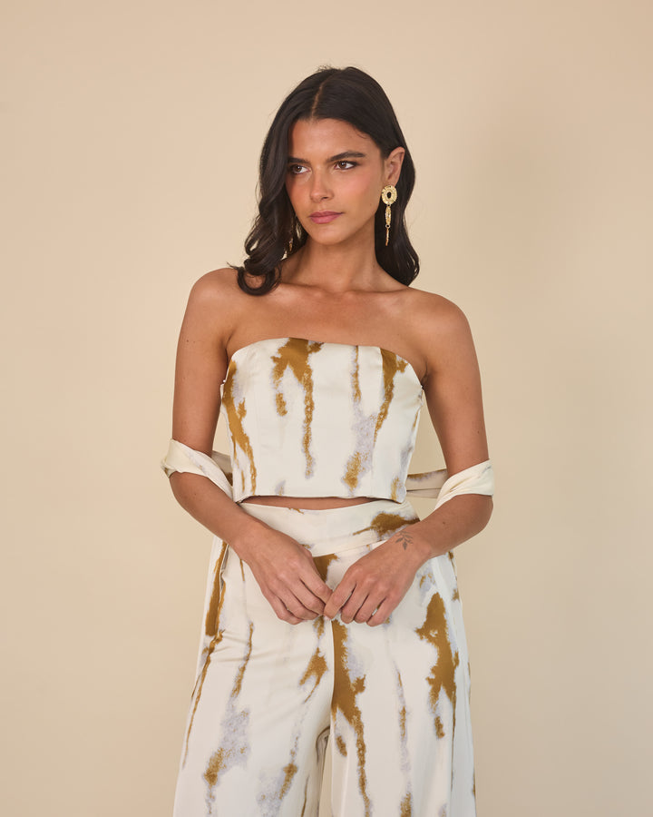 Top Carmina Estampado