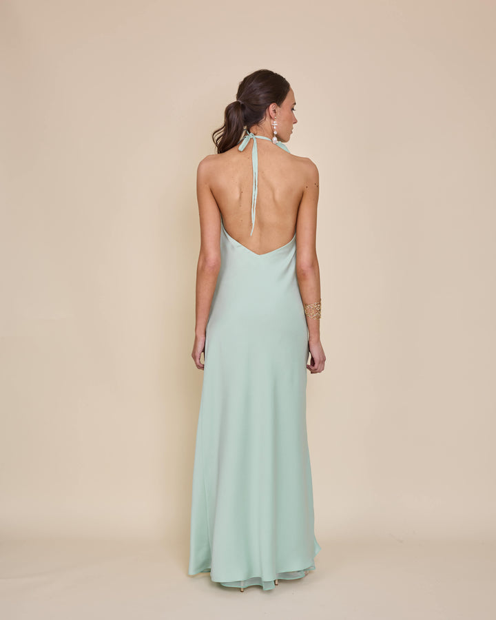 Vestido Bianca Verde Agua