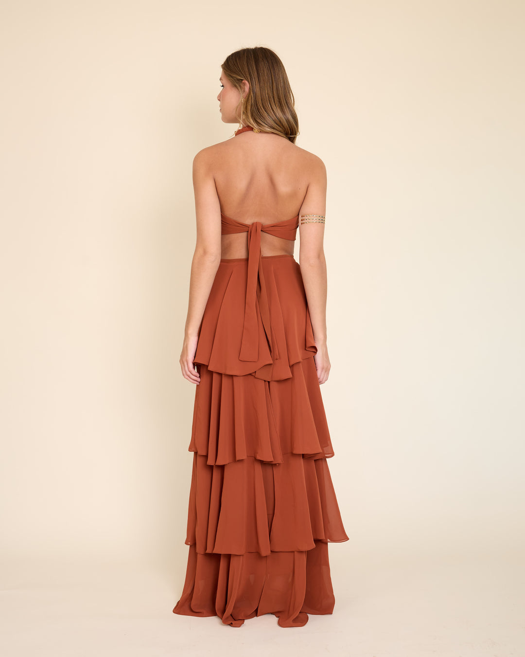 Falda Laura Terracota