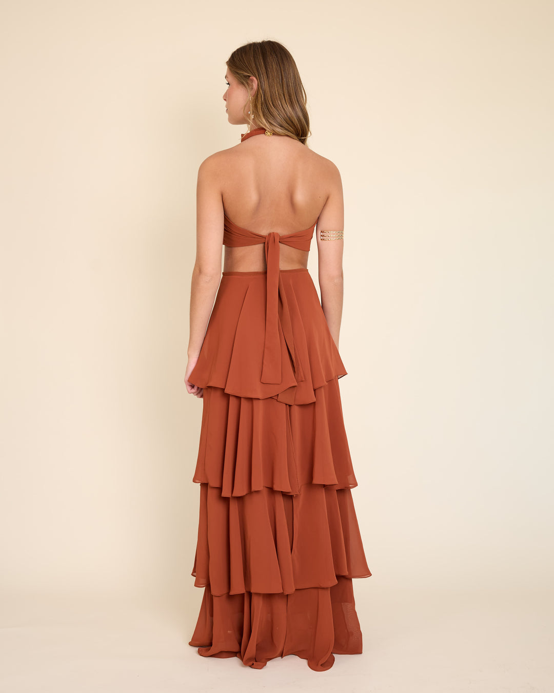 Falda Laura Terracota