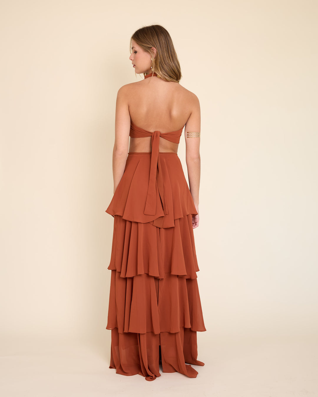 Falda Laura Terracota