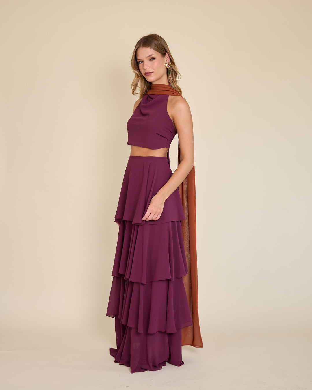 Bufanda Alicia Terracota