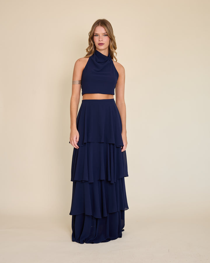 Falda Laura Azul