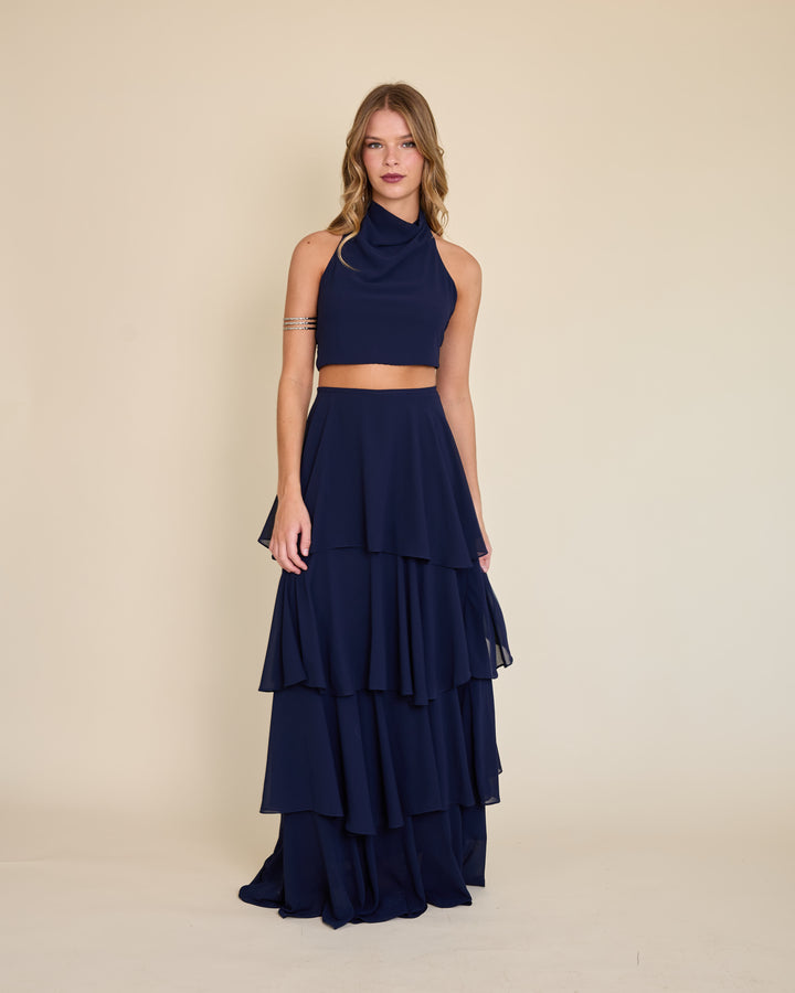 Falda Laura Azul