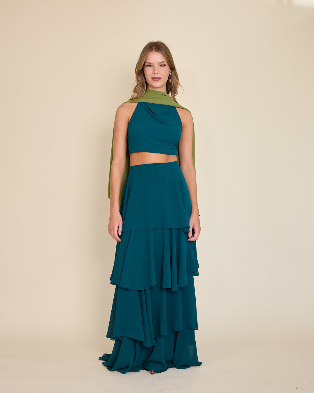 Capa Maite Verde Pistacho