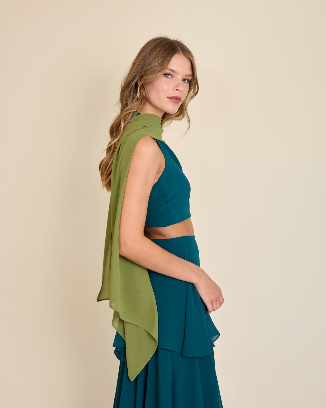 Capa Maite Verde Pistacho