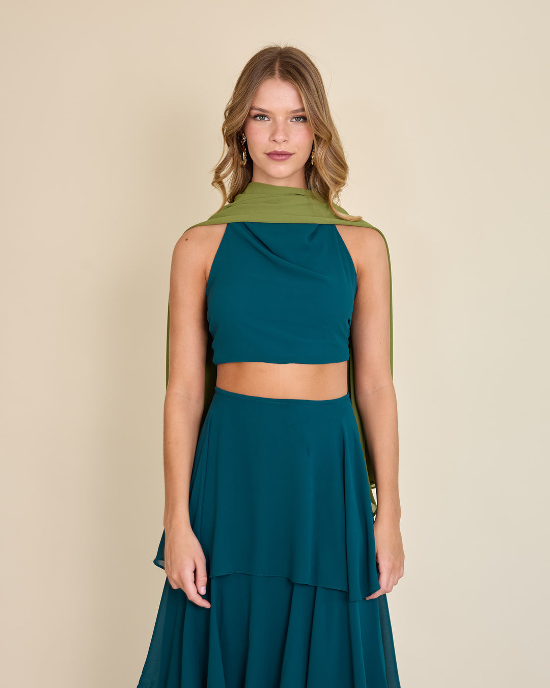 Capa Maite Verde Pistacho