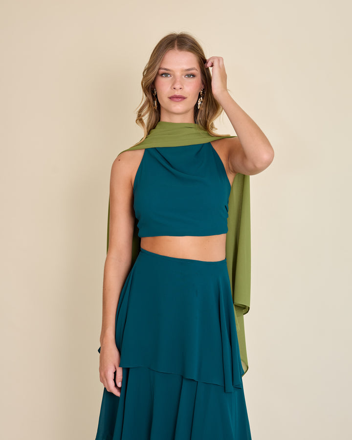 Capa Maite Verde Pistacho