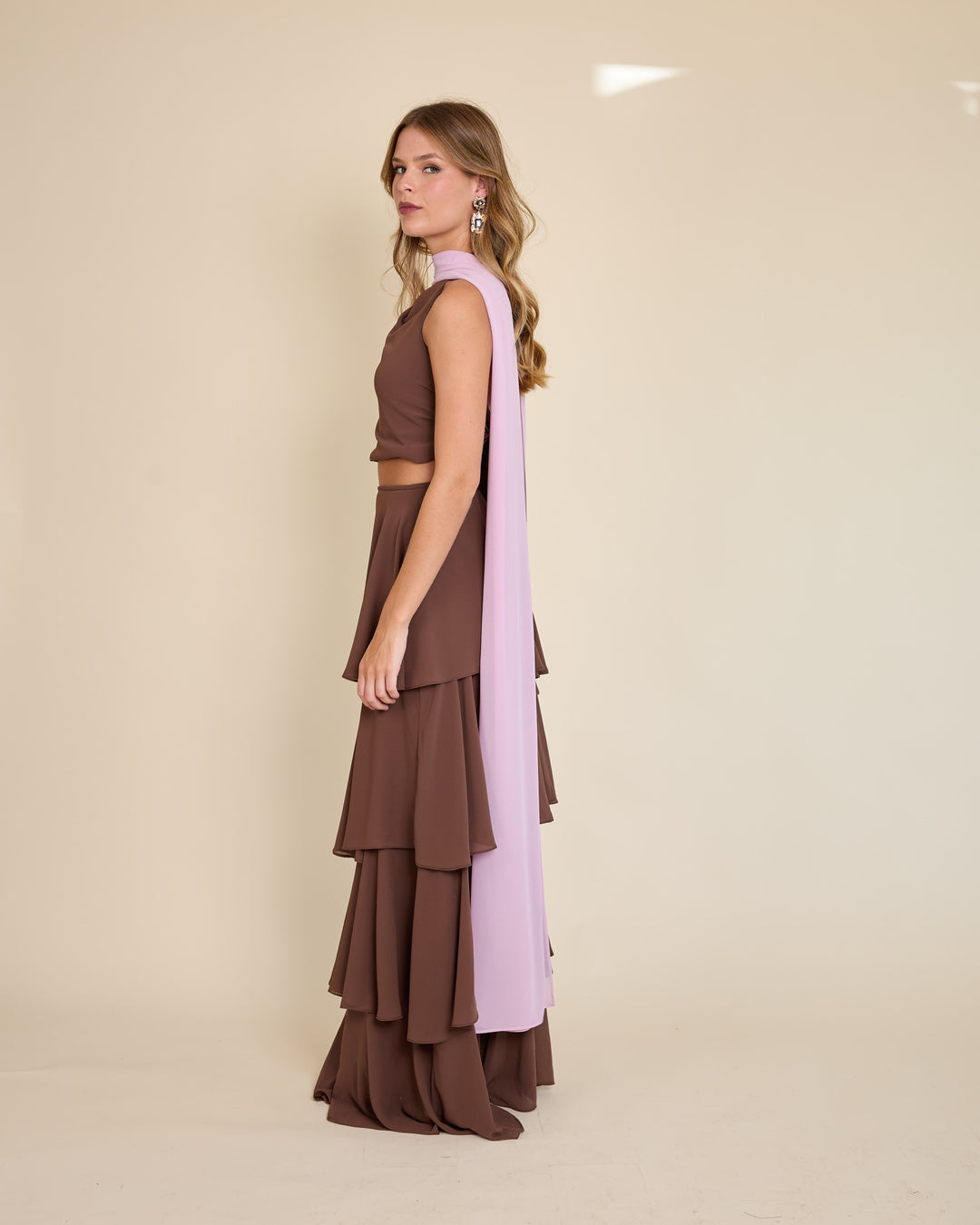 Bufanda Alicia Rosada Clara