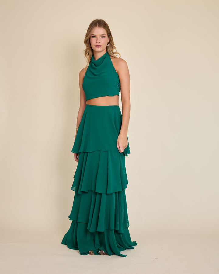 Falda Laura Verde