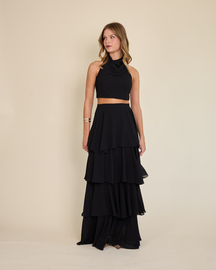 Falda Laura Negra