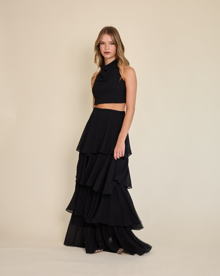 Falda Laura Negra