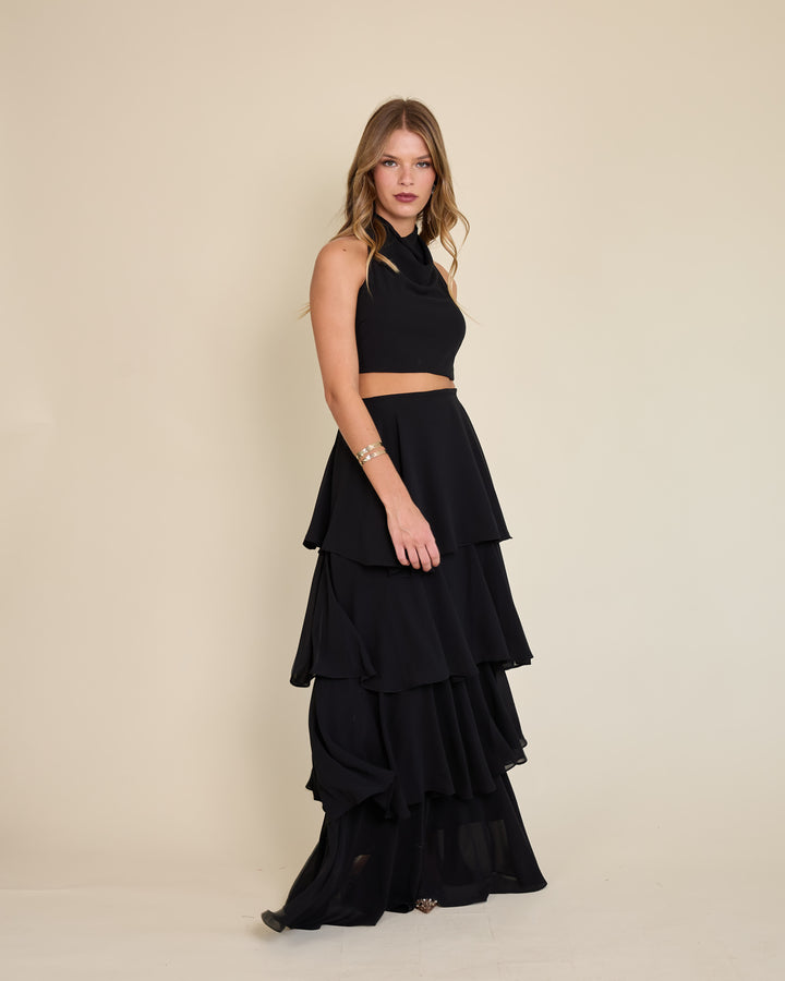 Falda Laura Negra