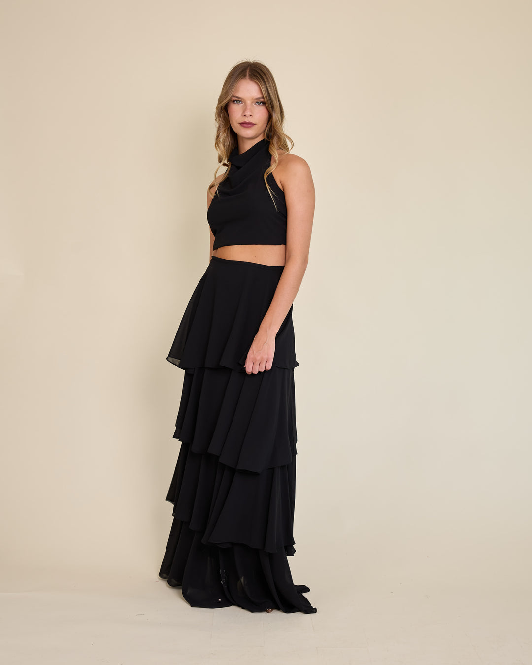 Falda Laura Negra
