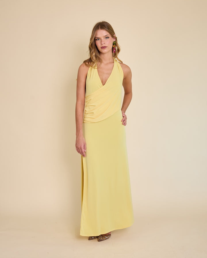 Vestido Julieta Amarillo Fuerte