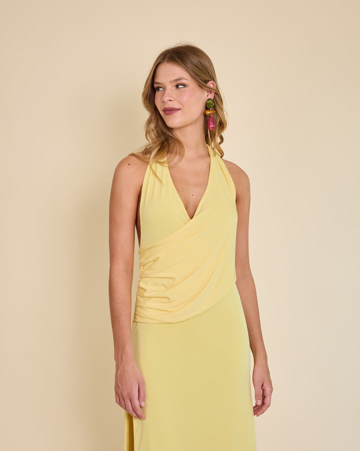 Vestido Julieta Amarillo Fuerte