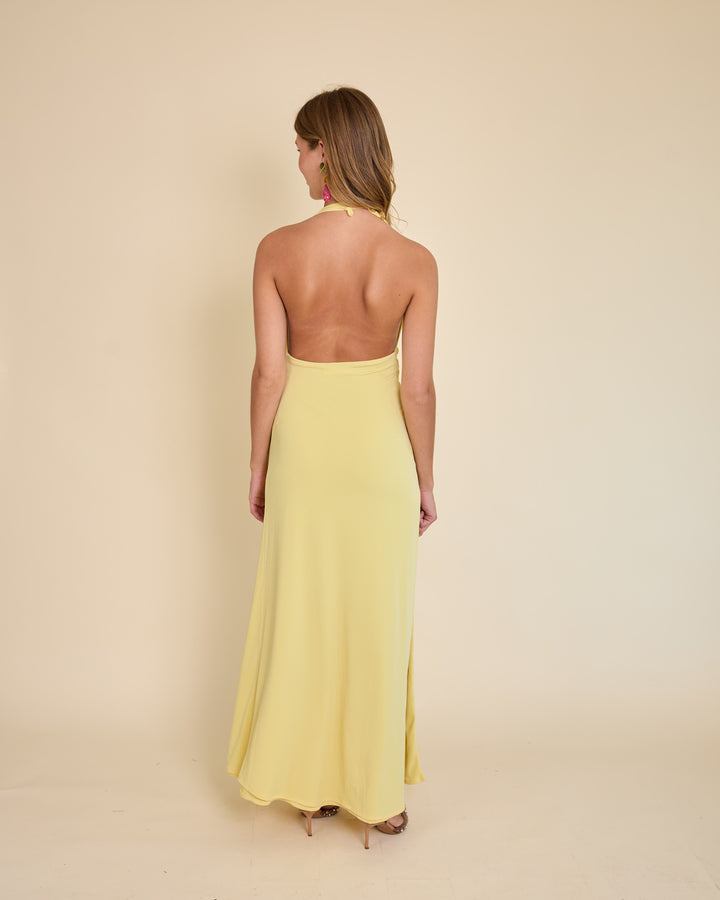 Vestido Julieta Amarillo Fuerte