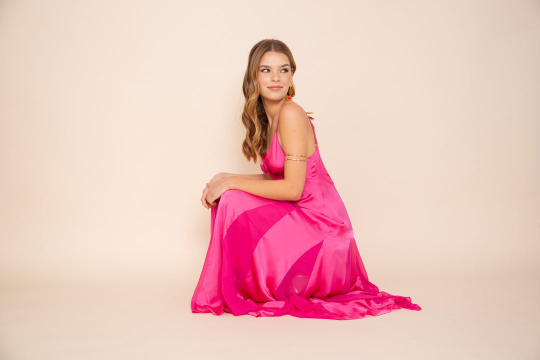 Vestido Estocolmo Fucsia