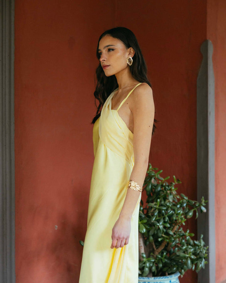 Vestido Dominga Amarrillo