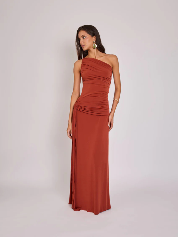 Vestido Amelie Terracota