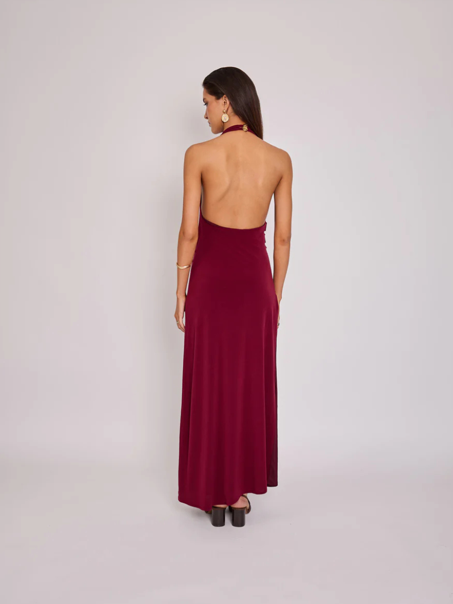 Vestido Julieta Burdeo