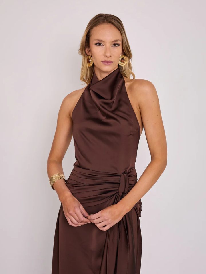 Vestido Martina Cafe