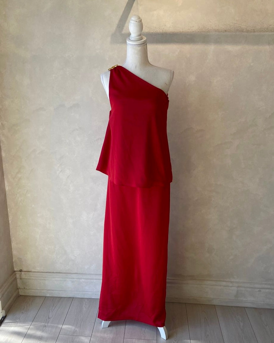 Falda Leonor Rojo