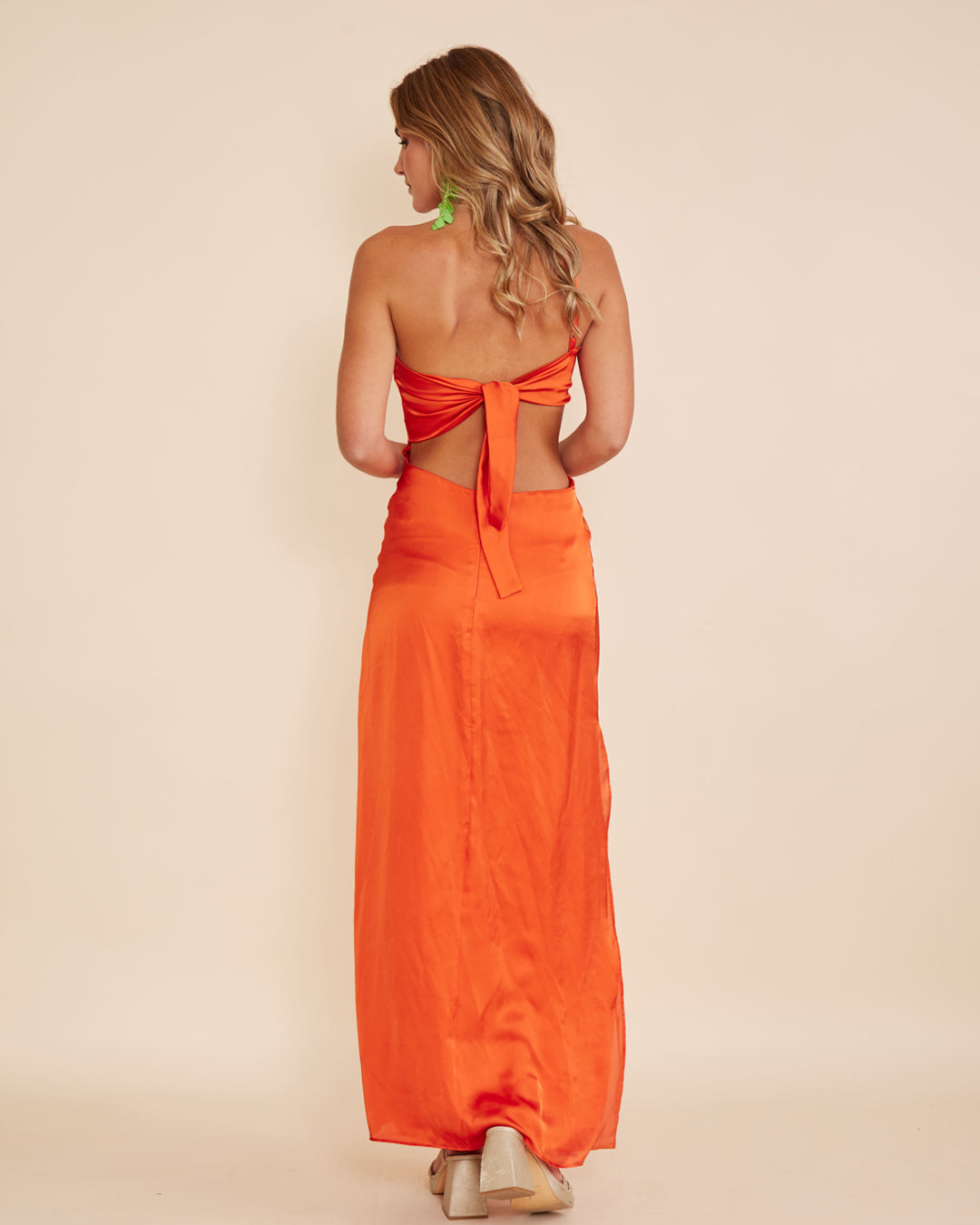 Vestido Mónaco Naranjo