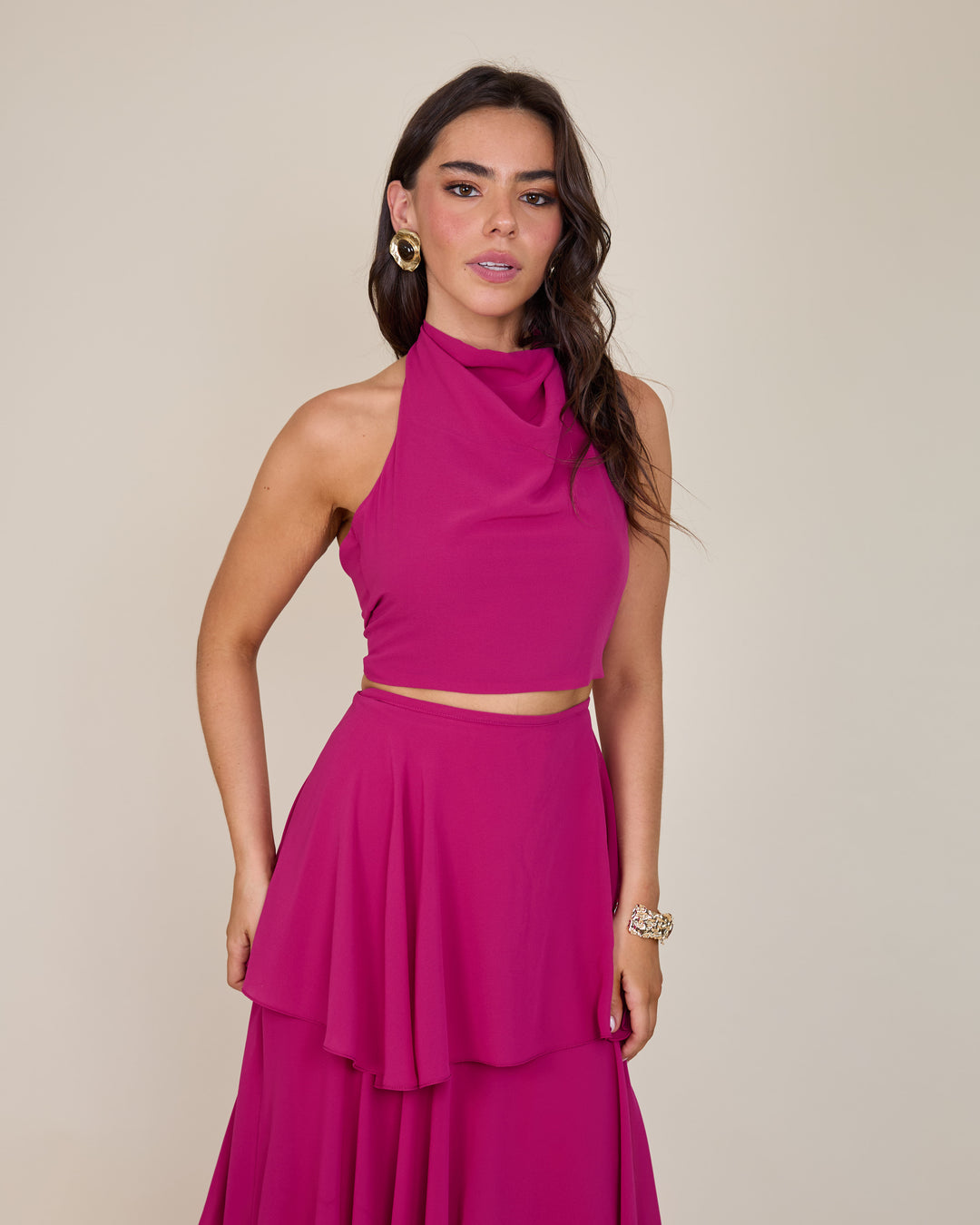 Top Laura Fucsia