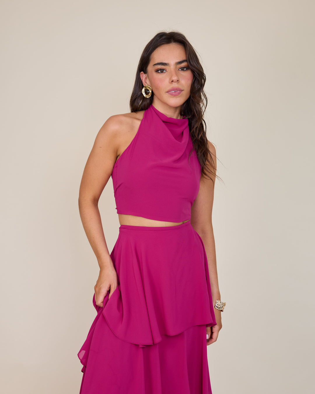 Top Laura Fucsia