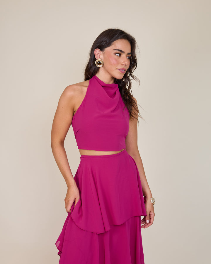 Top Laura Fucsia