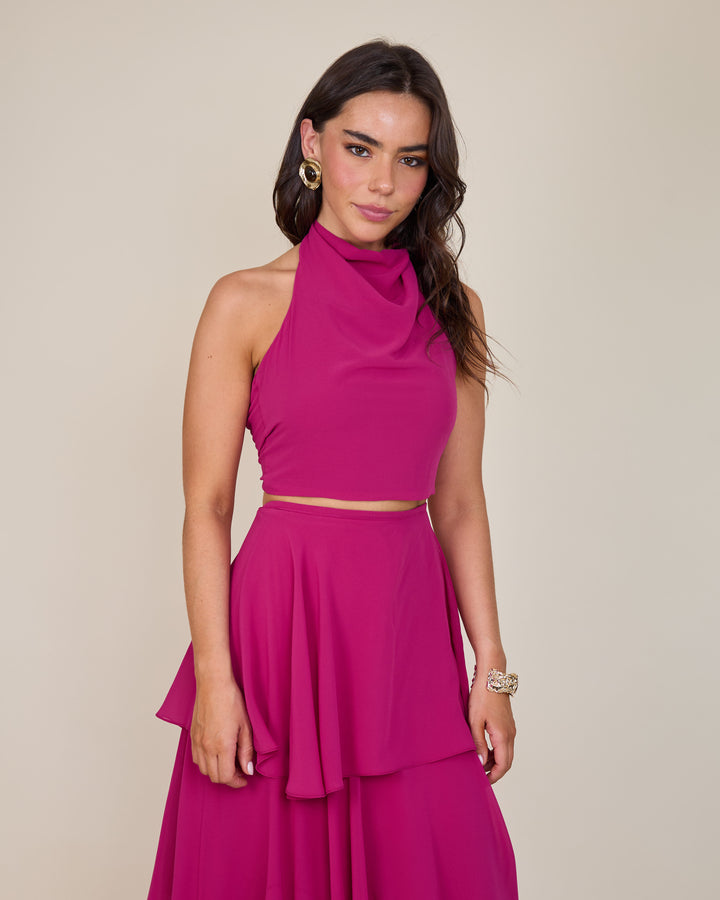 Top Laura Fucsia