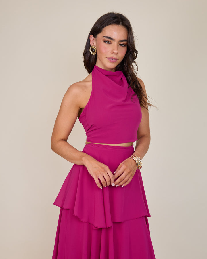Top Laura Fucsia