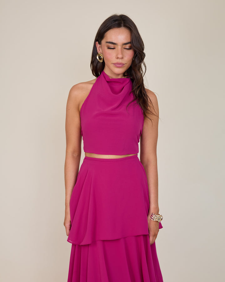 Top Laura Fucsia