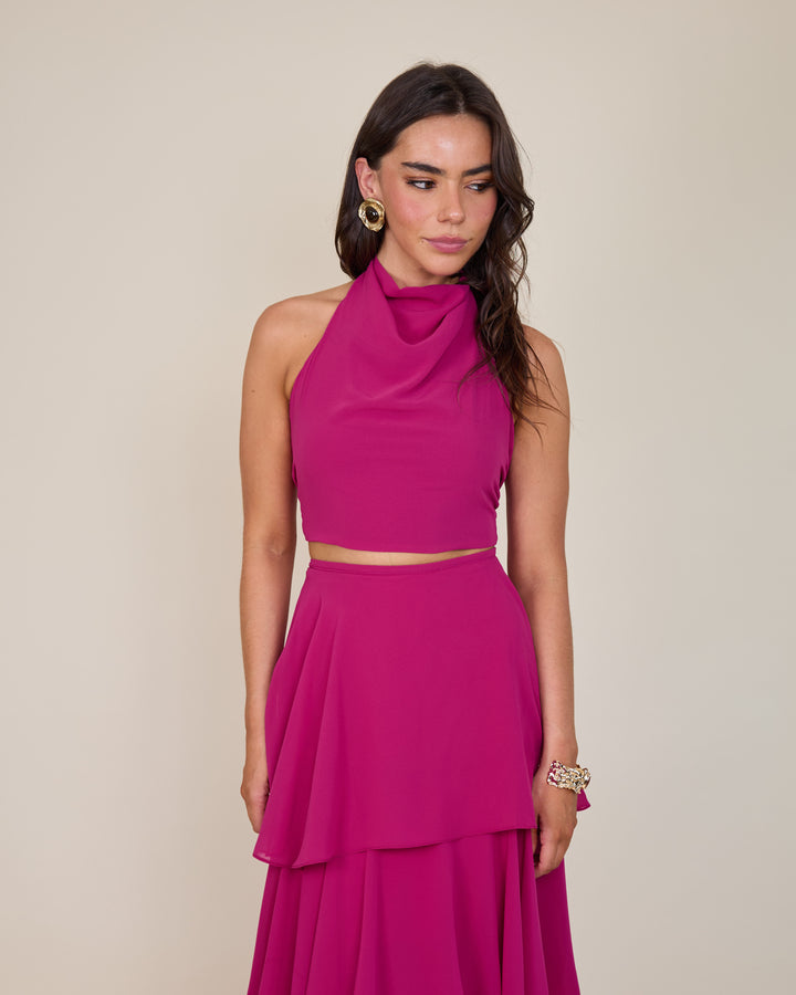 Top Laura Fucsia