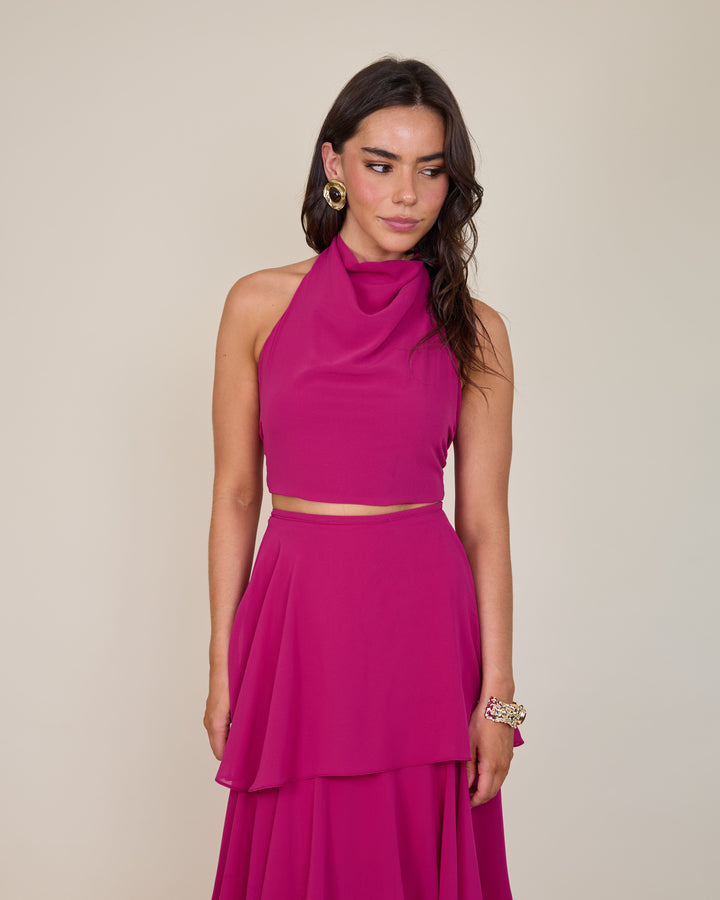 Top Laura Fucsia
