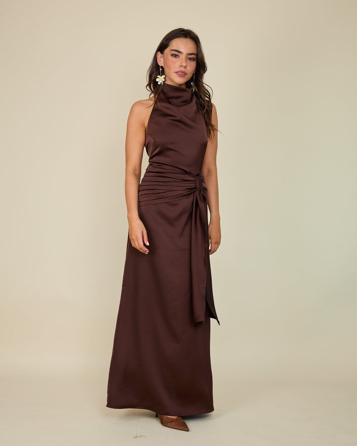 Vestido Martina Cafe