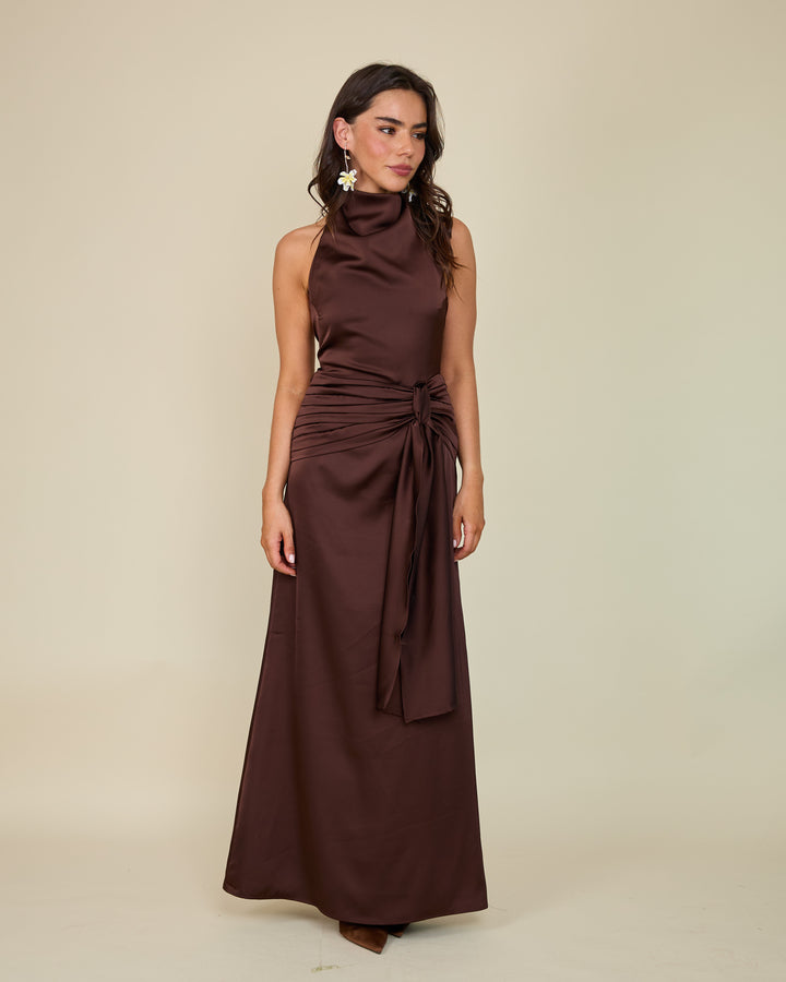 Vestido Martina Cafe