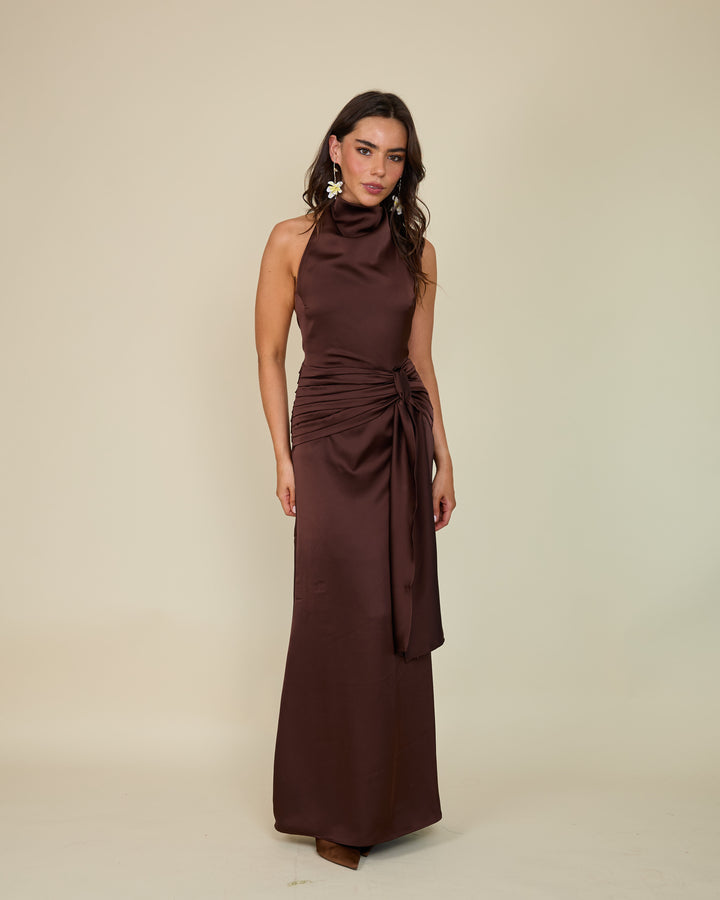 Vestido Martina Cafe